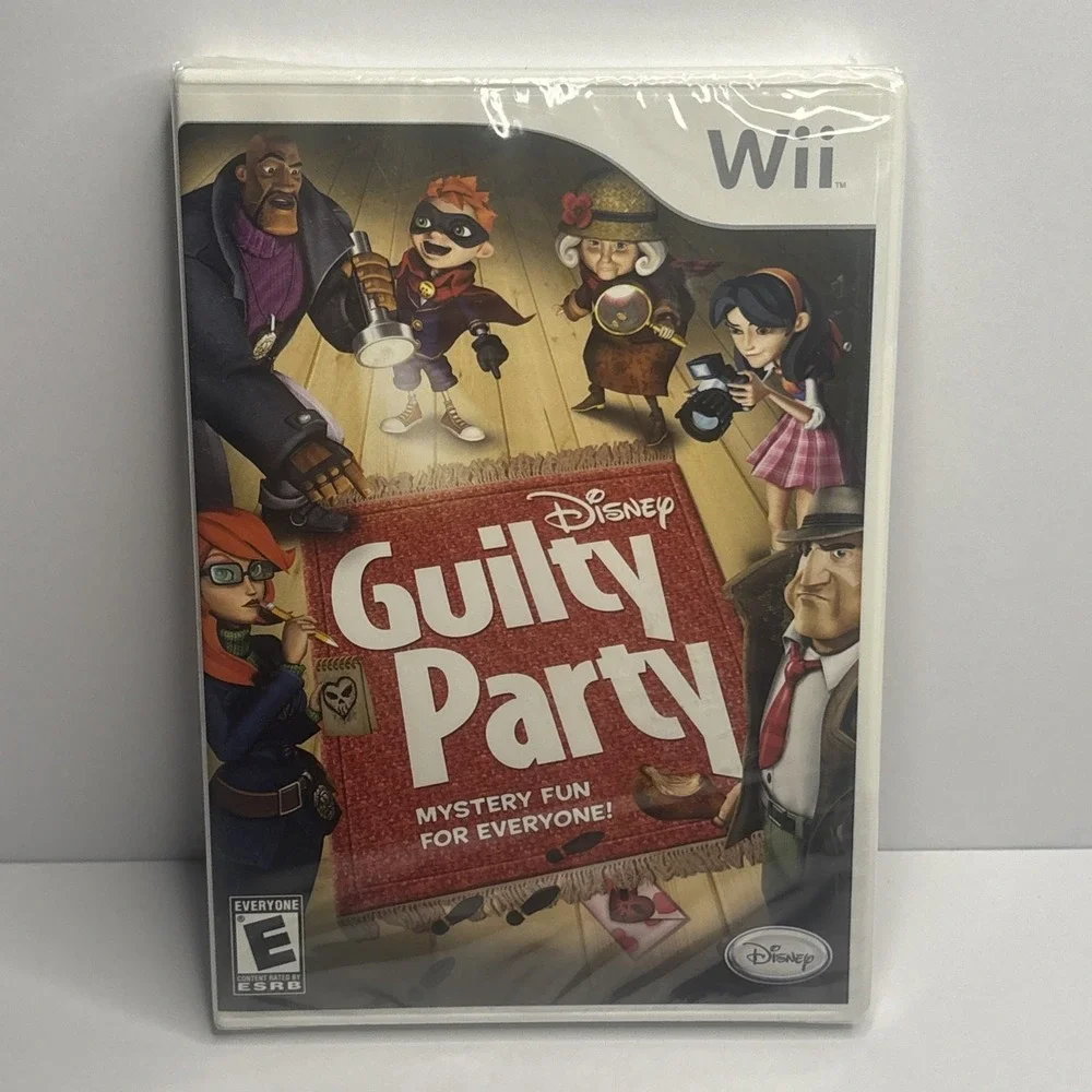 Disney Guilty Party Nintendo Wii 🔥Fast Shipping🔥Factory Sealed